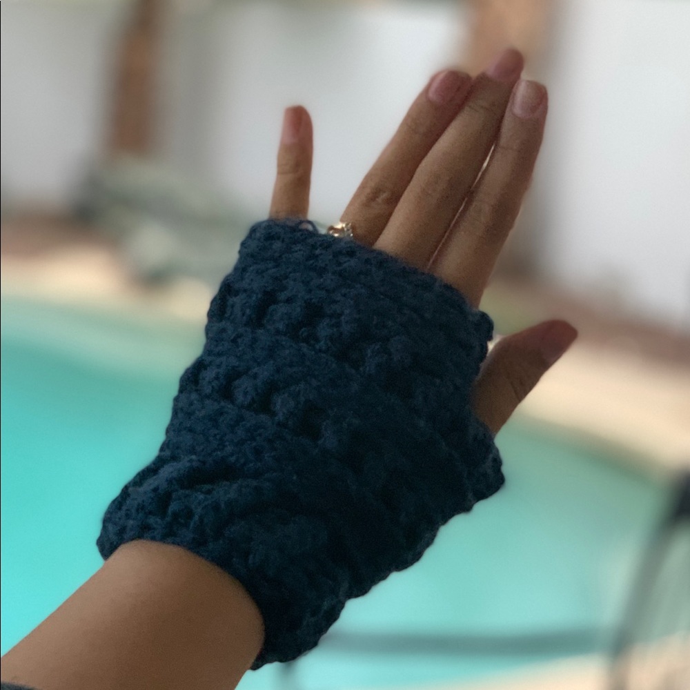 Handmade Crochet Fingerless Gloves